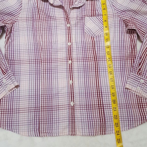 Women´s Sonoma Life + Style Pink Button Down Shirt - Picture 9 of 16